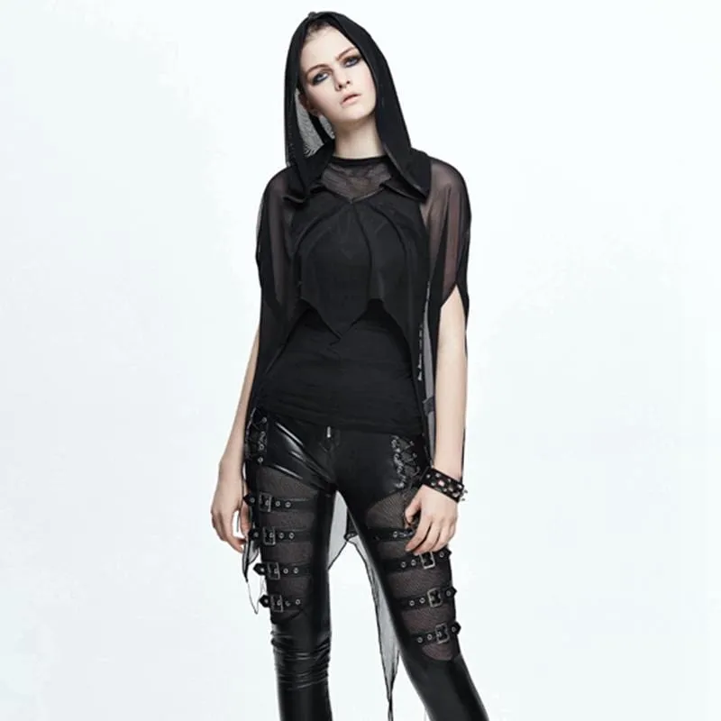 Women's Goth Sheer Cape
