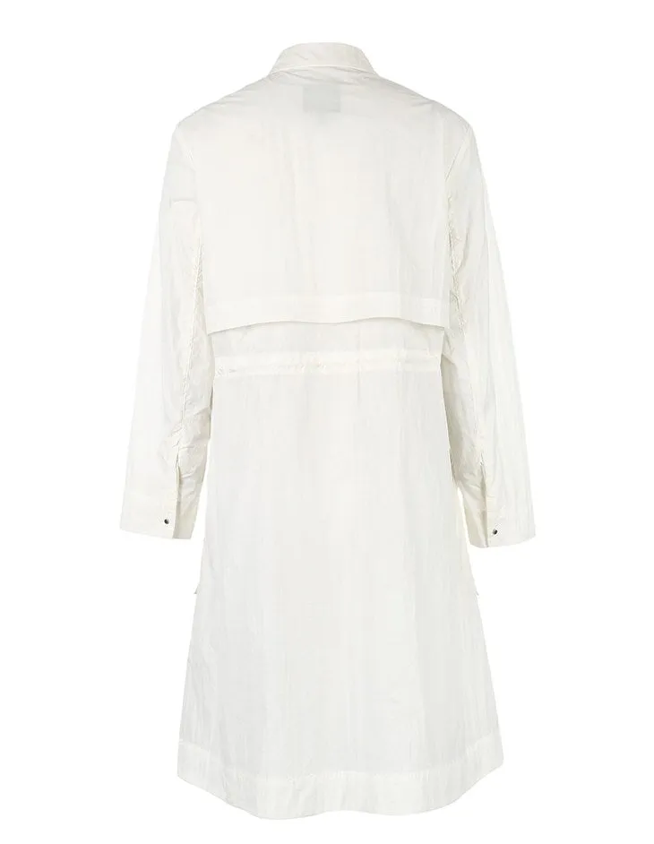 Women's Spring/Autumn Nylon Long Trench Coat