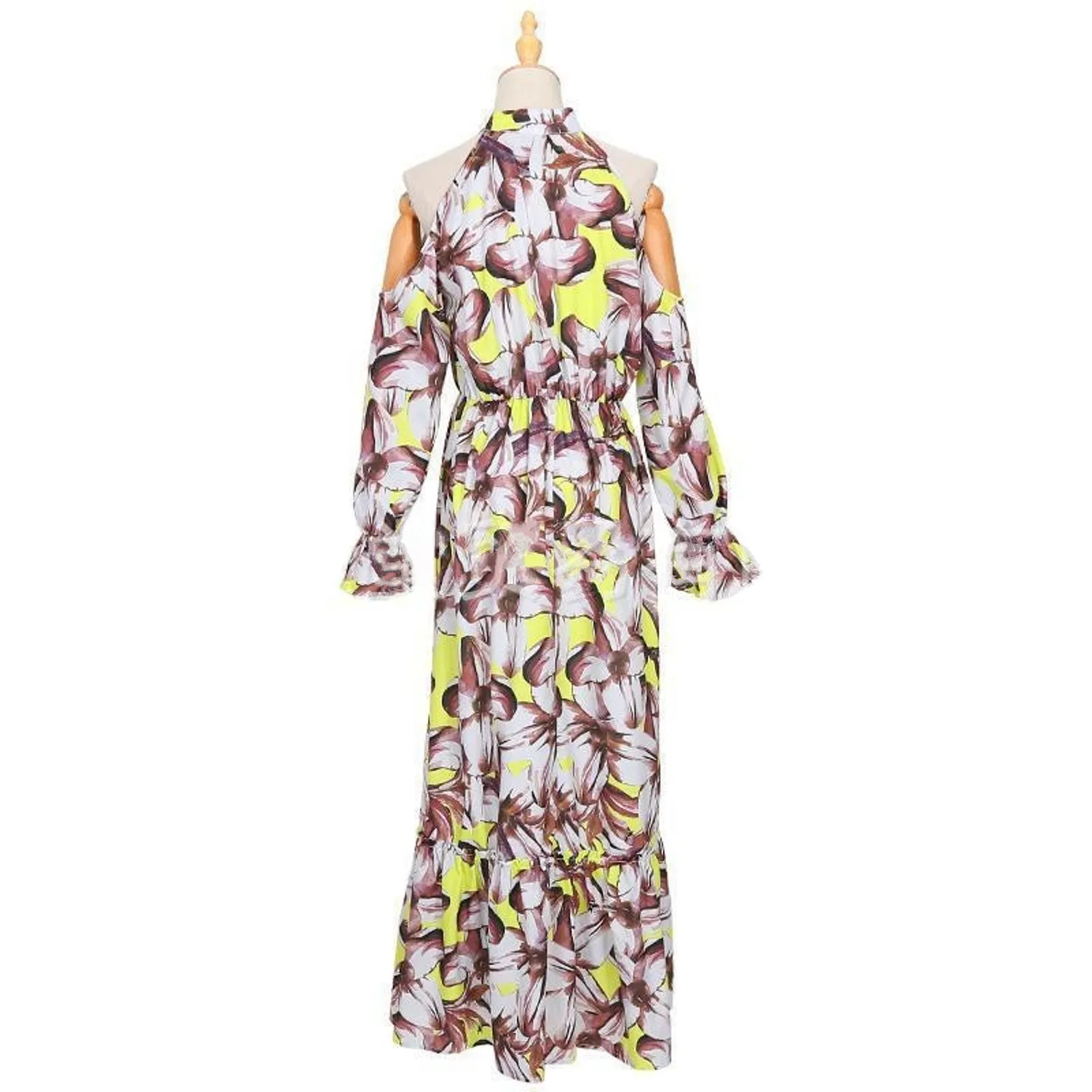 Women's Summer Long Printed Dress | Plus Size
