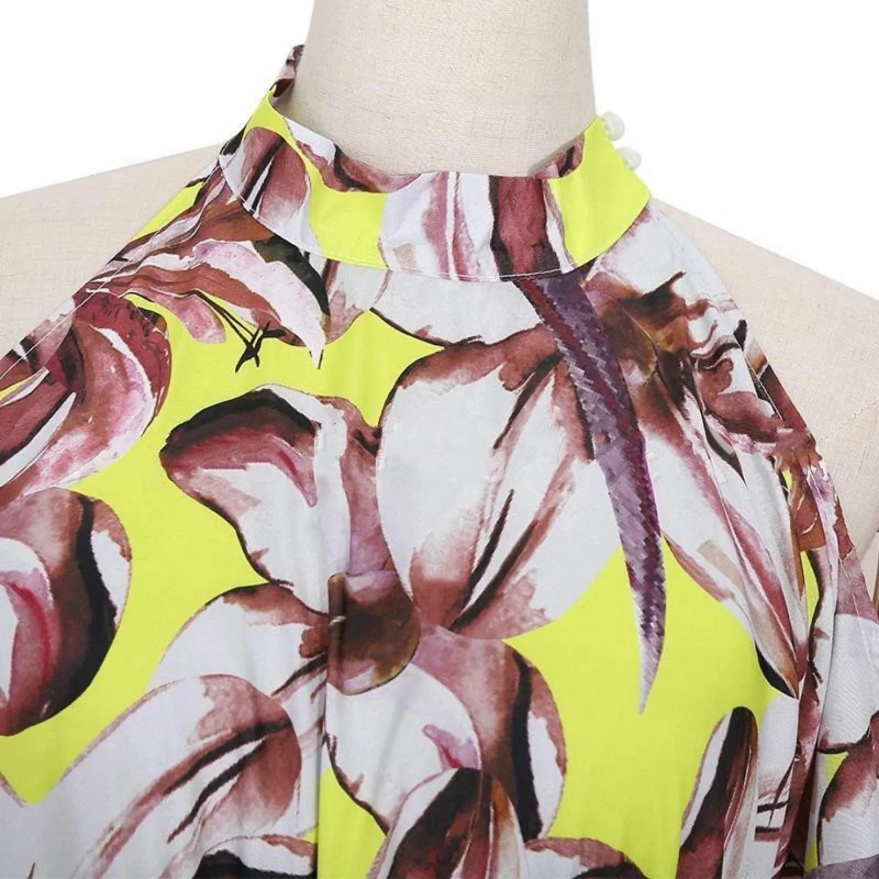 Women's Summer Long Printed Dress | Plus Size