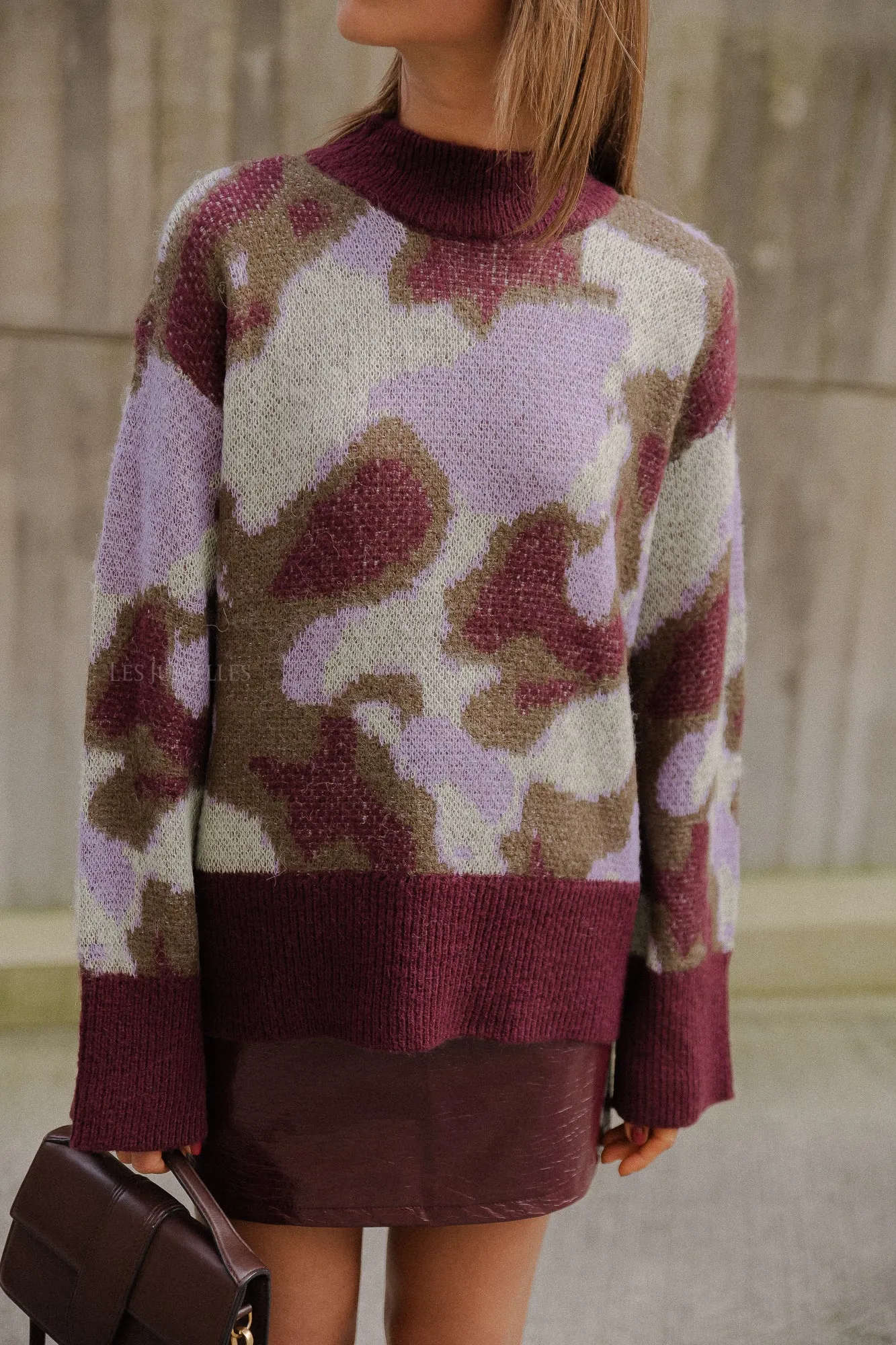 YASTorio LS knit pullover port/torio print