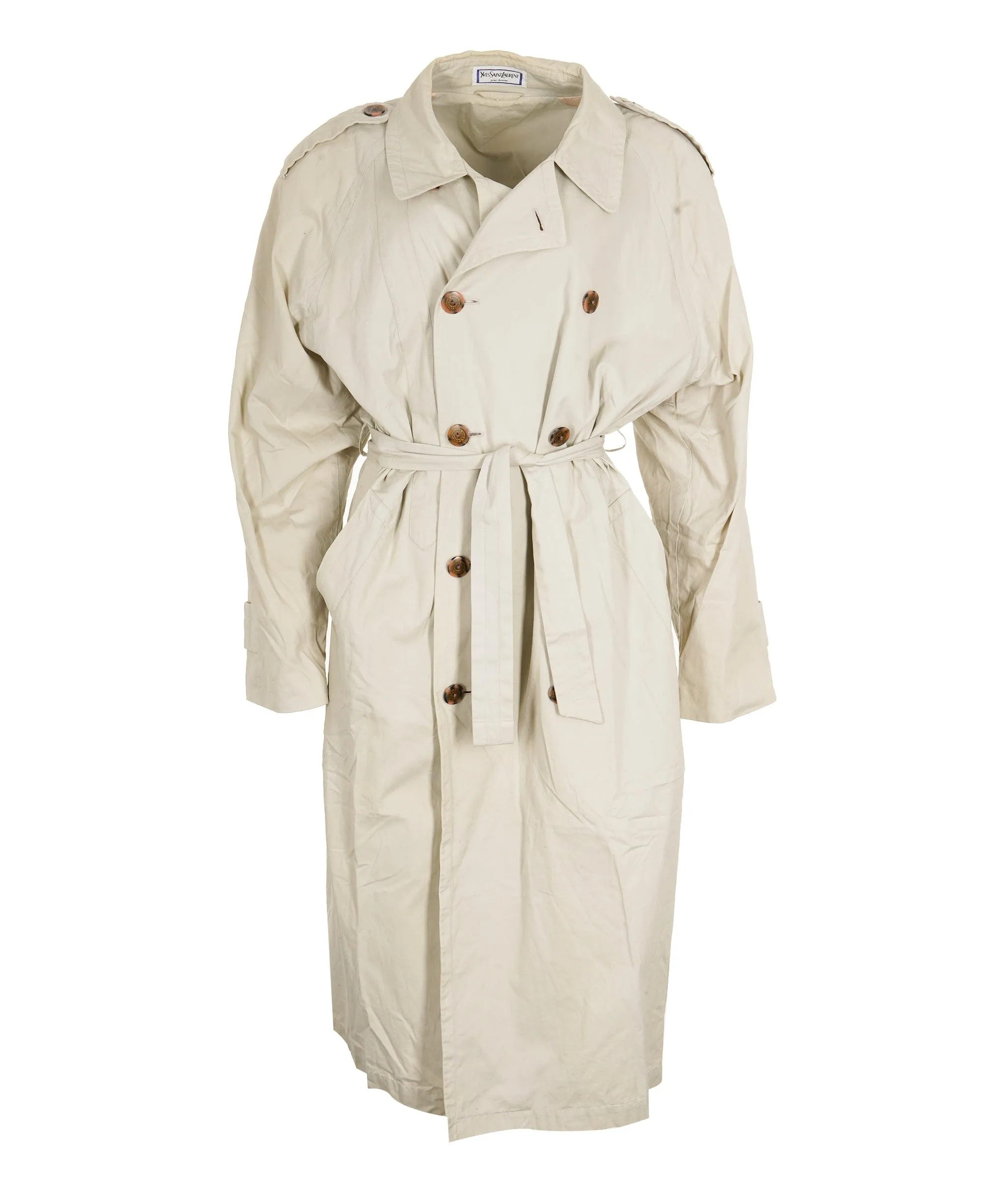 Yves Saint Laurent Vintage Trench Coat Men's Size 42/52 ASL9770
