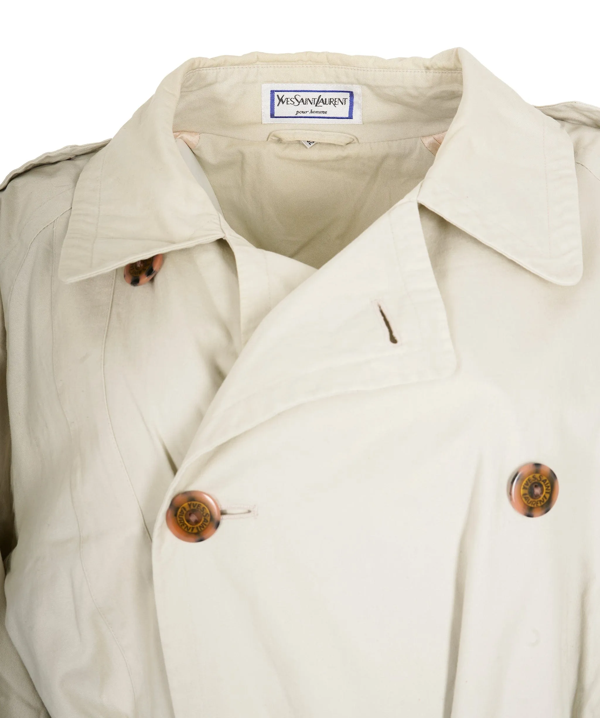 Yves Saint Laurent Vintage Trench Coat Men's Size 42/52 ASL9770